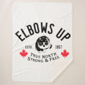 Ellbogen auf! Sherpadecke (Vorderseite)