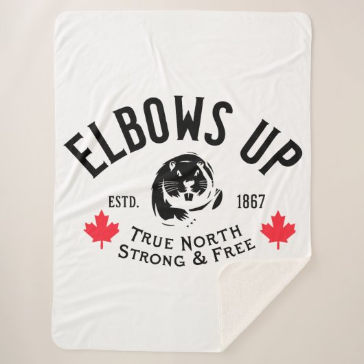 Ellbogen auf! Sherpadecke (Vorderseite)
