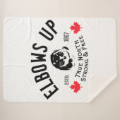 Ellbogen auf! Sherpadecke (Vorderseite (Horizontal))