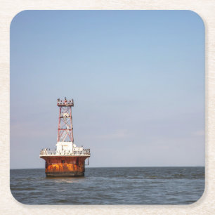 Ellbogen des Kreuzlichtthauses Rechteckiger Pappuntersetzer