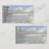 Ellbogen-Fluss, Alberta, Kanada Visitenkarte (Vorne/Hinten)