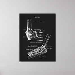 Ellbogen Gemeinsame Anatomie Leinwand Art