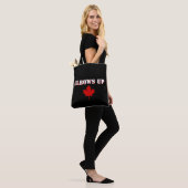 Ellbogen hoch, Ahornblatt Tasche (Am Model)