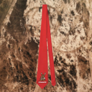 Ellbogen hoch Kanada! Lustige Elch Krawatte