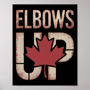 Ellbogen hoch Kanada Meme Poster