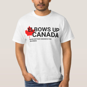 Ellbogen hoch Kanada T-Shirt! Verwechseln Sie Freu T-Shirt