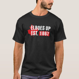 Ellbogen hoch Kanada Wahres Norden Kanada Forever T-Shirt