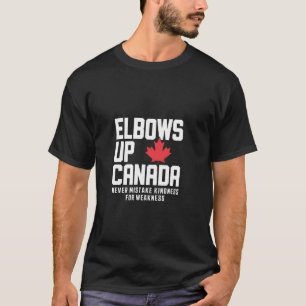 Ellbogen hoch Kanadische Werte Unabhängigkeit Ahor T-Shirt