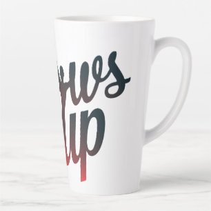 Ellbogen hoch milchtasse