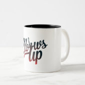 Ellbogen hoch zweifarbige tasse (VorderseiteRechts)