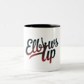 Ellbogen hoch zweifarbige tasse (Mittel)