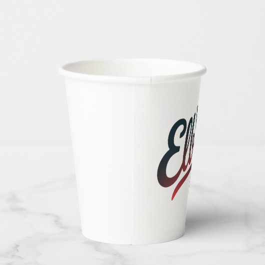 Ellbogen Pappbecher (Rechts)