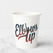 Ellbogen Pappbecher (Vorderseite)