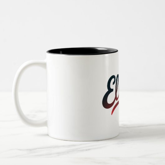 Ellbogen Zweifarbige Tasse (Links)