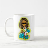 Elle der Reisende Kaffeetasse (Links)