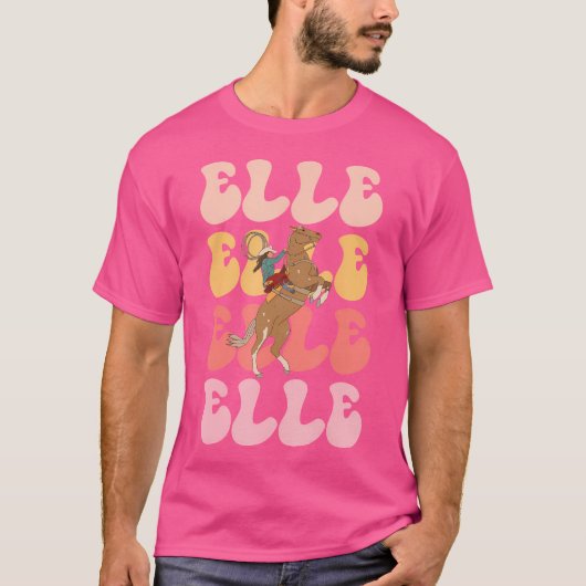 Elle Name Reit Hobby T-Shirt (Vorderseite)