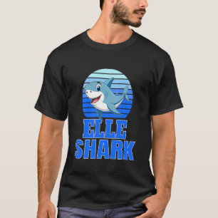 Elle Shark Familientreffen-Squad Vor- und Nachname T-Shirt
