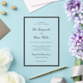 Elle Simple Modern Wedding Acryleinladungen (In Situ (Hochzeit))