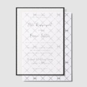 Elle Simple Modern Wedding Pergament Einladungen (Versetzt (Einladung))