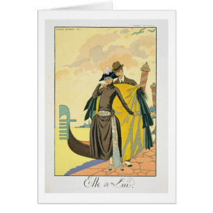 Elle und Lui, 1921 (pochoir Druck)