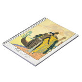 Elle und Lui, 1921 (pochoir Druck) Notizblock (Linke Seite)