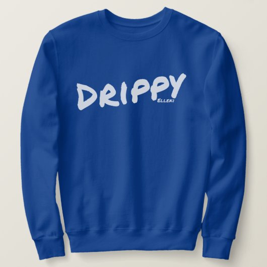 Elleki-Disketten (weiß) Sweatshirt (Design vorne)