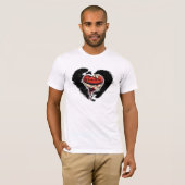 Elleki Schwarz hörte T-Shirt (Vorne ganz)