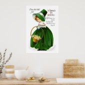 Ellen Clapsaddle's St-Patricks-Day Girl Poster (Küche)