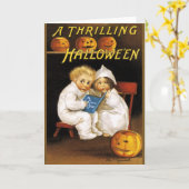 Ellen H. Clapsaddle: Begeisterndes Halloween Karte (Gelbe Blume)