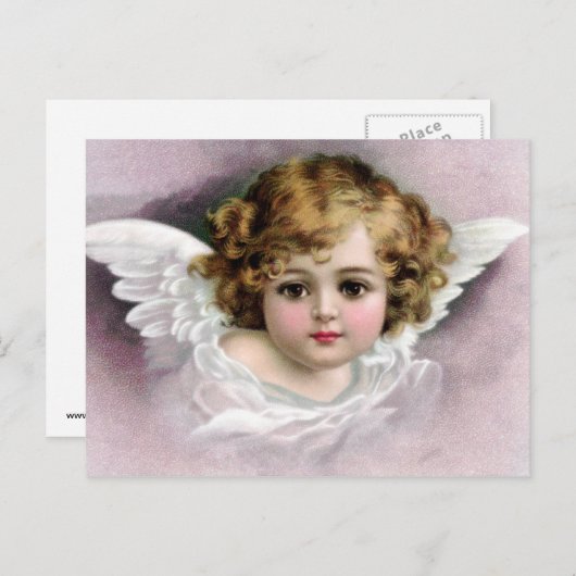 Ellen H. Clapsaddle: Charming Angel Postkarte (Vorne/Hinten)