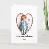 Ellen H. Clapsaddle: Dear Mom Karte (Rückseite)