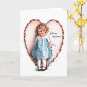 Ellen H. Clapsaddle: Dear Mom Karte (Gelbe Blume)