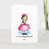 Ellen H. Clapsaddle: Girl with Heart Karte (Rückseite)