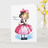 Ellen H. Clapsaddle: Girl with Heart Karte (Gelbe Blume)