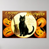 Ellen H. Clapsaddle: Halloween Cat Poster (Vorne)