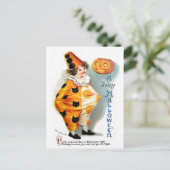 Ellen H. Clapsaddle: Halloween Harlequin Postkarte (Stehend Vorderseite)