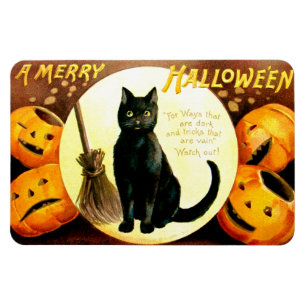 Ellen H. Clapsaddle: Halloween-Katze Magnet