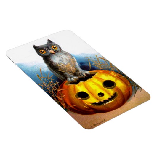 Ellen H. Clapsaddle: Halloween Owl Magnet (Rechte Seite)