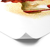 Ellen H. Clapsaddle: Harlequin mit Herz Poster (Ecke)