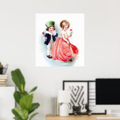 Ellen H. Clapsaddle: Ich Liebe meine Liebe Poster (Heimbüro)