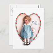 Ellen H. Clapsaddle: Liebe Mama Postkarte (Vorne/Hinten)