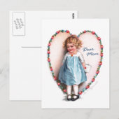 Ellen H. Clapsaddle: Liebe Mutter Postkarte (Vorne/Hinten)