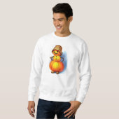 Ellen H. Clapsaddle: Lustiger Kürbis-Charakter Sweatshirt (Vorne ganz)