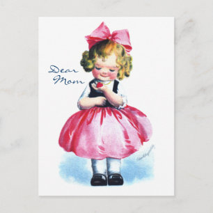 Ellen H. Clapsaddle: Mädchen mit Herz Postkarte