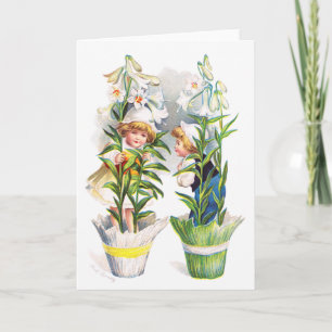 Ellen H. Clapsaddle: Oster-Blumenkinder Feiertagskarte