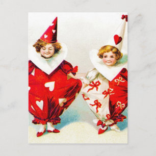 Ellen H. Clapsaddle Pierrot-Kinder Postkarte