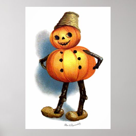 Ellen H. Clapsaddle: Pumpkin Boy Poster (Vorne)