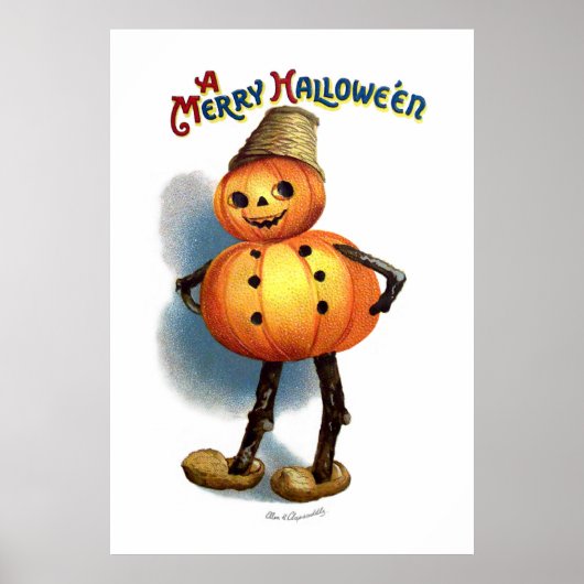 Ellen H. Clapsaddle: Pumpkin Boy Poster (Vorne)