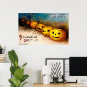 Ellen H. Clapsaddle: Pumpkin Row Poster (Heimbüro)