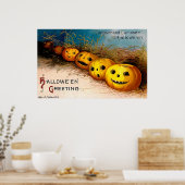 Ellen H. Clapsaddle: Pumpkin Row Poster (Küche)